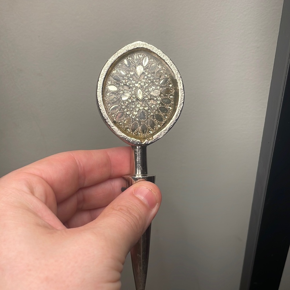 Sterling silver Gemmed Wine stopper